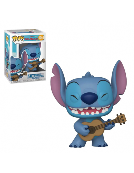 Funko Pop. Stitch con Ukelele. Lilo y Stitch  - Funko Pop Stitch con Ukelele de la pelicula de Disney Lilo y Stitch