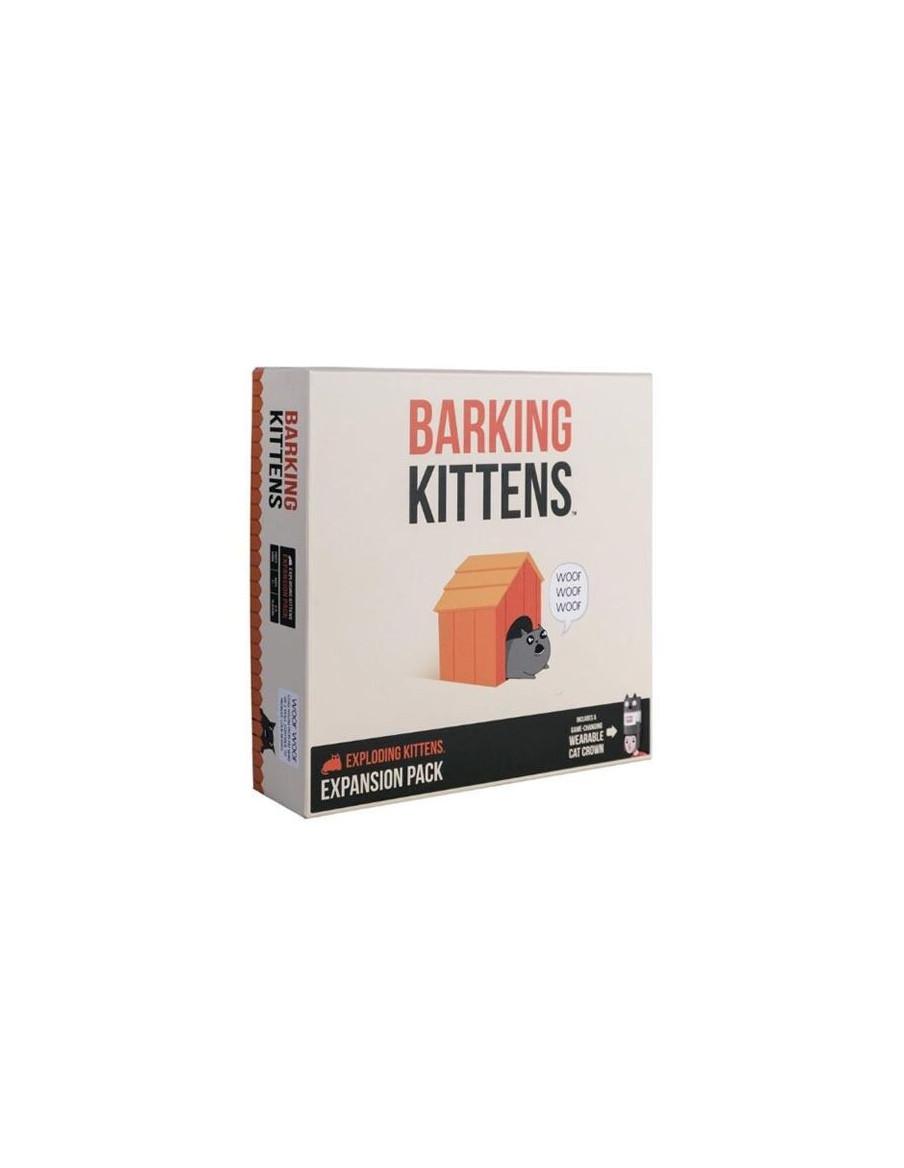 Barking Kittens  - Esta expansión incluye 15 cartas, con 8 nuevos tipos de acciones y un gatito rayo que te permite sostener un 