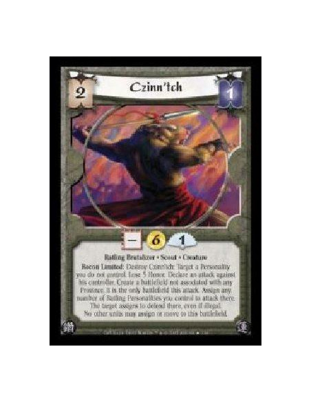 Czinn'tch FOIL (Spanish)  - Ratling Brutalizer · Scout · Creature. Recon Limited: Destroy Czinn'tch: Target a Personality you do