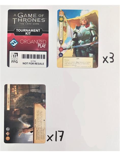 copy of A Game of Thrones TCG - Tournament Kit G17G2  - 