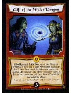 Gift of the Water Dragon  - Kiho Elemental Battle: Bow one of your Shugenja or Monks to move one of your Personalities with more