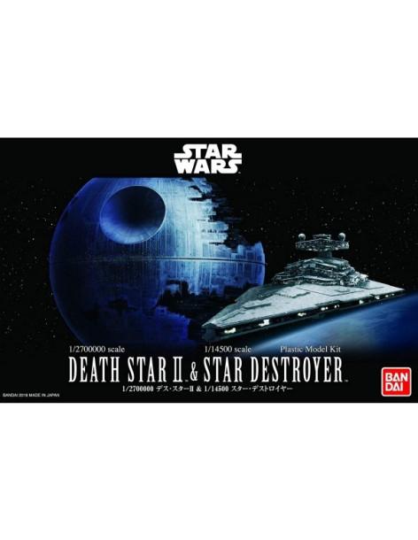 Model Kit Death Star II & Star Destroyer  - A kit with two of the most powerful weapons in the empire's arsenal: The Death Star 
