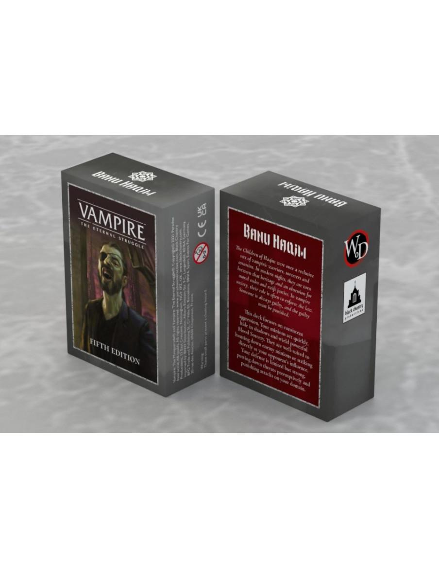 Vampiro. Banu Haqim. Fifth Edition (Inglés)  - This deck focuses on consistent aggression. Your minions act quickly, hide in sha