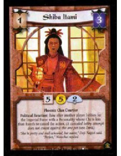 Shiba Itami  - Phoenix Clan Courtier Political Reaction: Bow after another player lobbies for the Imperial Favor with a Personal