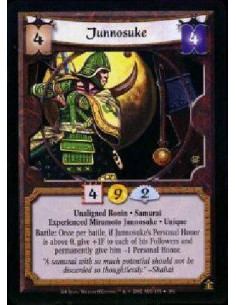 Junnosuke  - Unaligned Ronin * Samurai * Experienced Mirumoto Junnosuke * Unique Battle: Once per battle, if Junnosuke's Persona