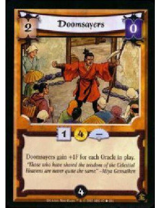 Doomsayers  - Doomsayers gain +1F for each Oracle in play.