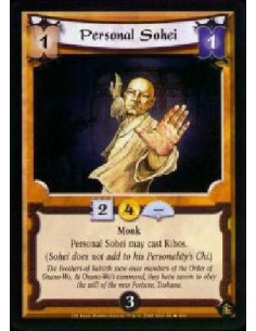 Personal Sohei  - Monk Personnal Sohei may cast Kihos. (Sohei does not add to his Personality's Chi.) The Brother of Rebirth wer