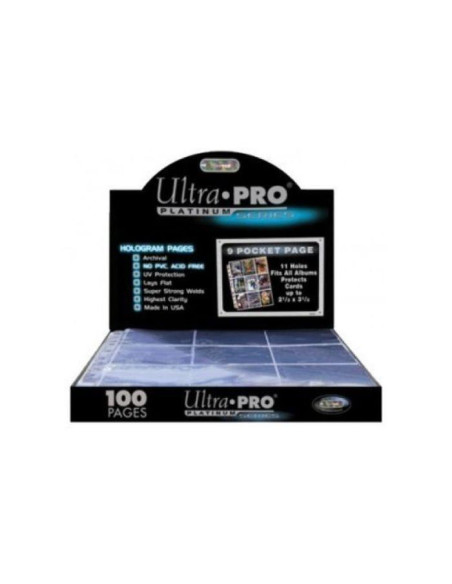 Ultra Pro Platinum 9-Pocket Pages (100)  - 