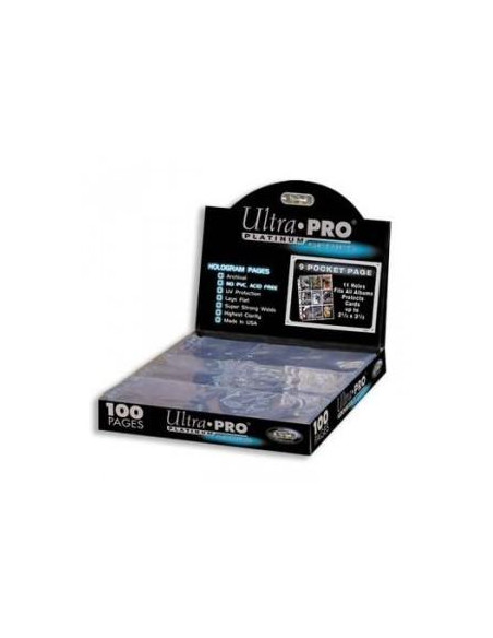 Ultra Pro Platinum 9-Pocket Pages (100)  - 