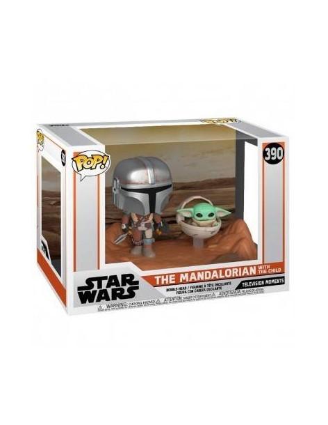 Funko Pop Movie Moments: Mandalorian & Child  -  2