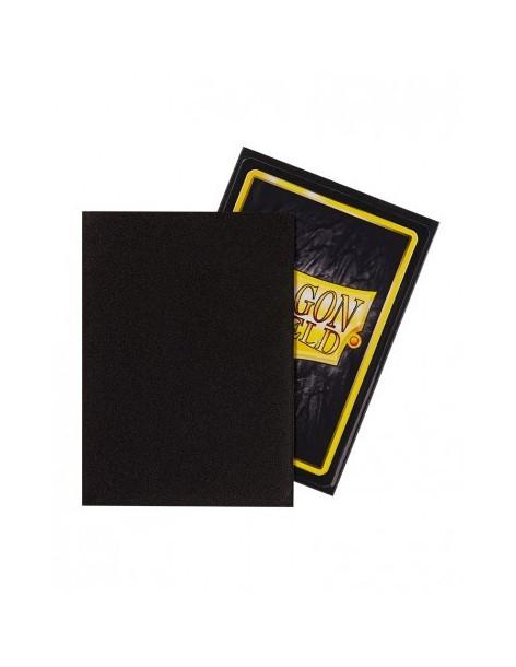 Dragon Shield Standard Size Sleeves (63x88mm) - Black Mate (100)  -  2