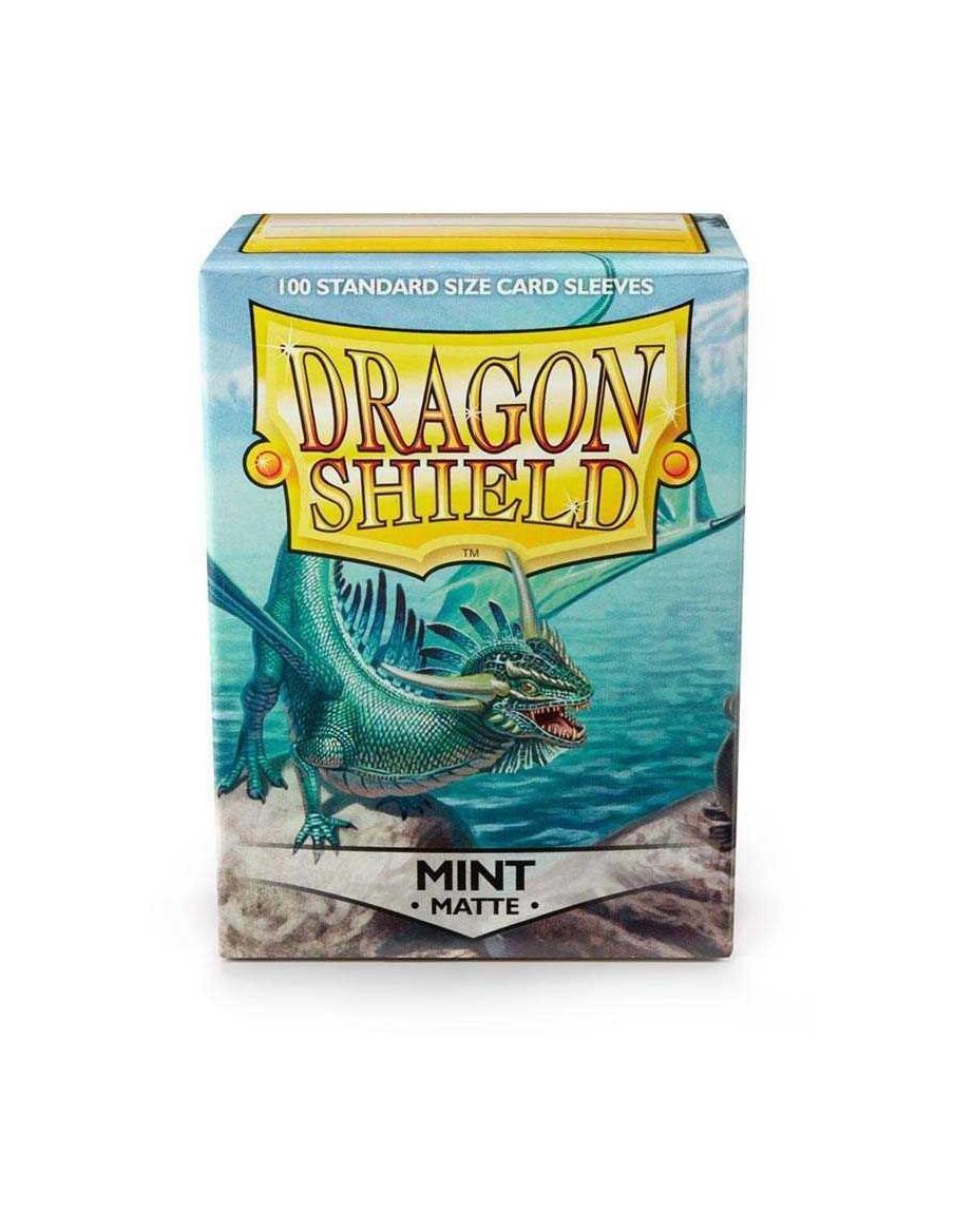 Dragon Shield Standard Size Sleeves (63x88mm) - Mint Mate (100)  - Fundas Tamaño Magic The Gathering, Pokemon TCG, Digimon TCG, 