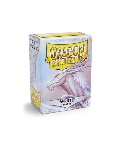 Fundas Dragon Shield Tamaño Standard (63x88mm) - Blanco Mate (100)  - Fundas Tamaño Magic The Gathering, Pokemon TCG, Digimon TC