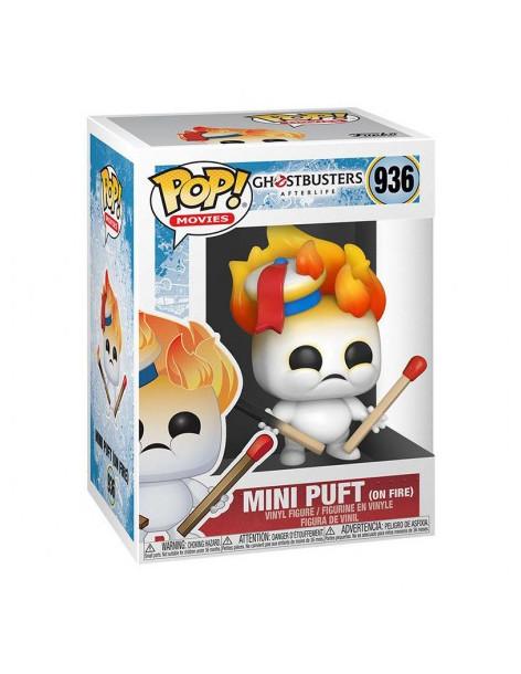 Funko Pop Mini Puft (En llamas). Cazafantasmas: Afterlife  - Pop de Mini Puft en llamas de la película Ghostbusters: Afterlife