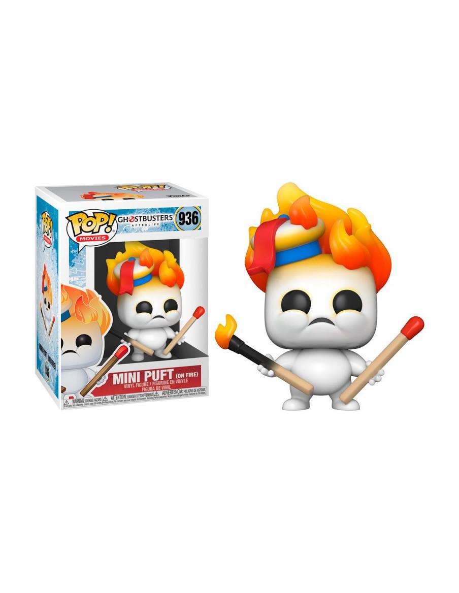 Funko Pop Mini Puft (En llamas). Cazafantasmas: Afterlife  - Pop de Mini Puft en llamas de la película Ghostbusters: Afterlife