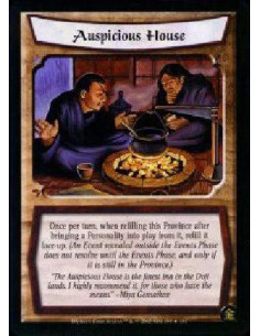 Auspicious House FOIL  - Once per turn, when refilling this province after bringing a Personality into play from it, refill it f