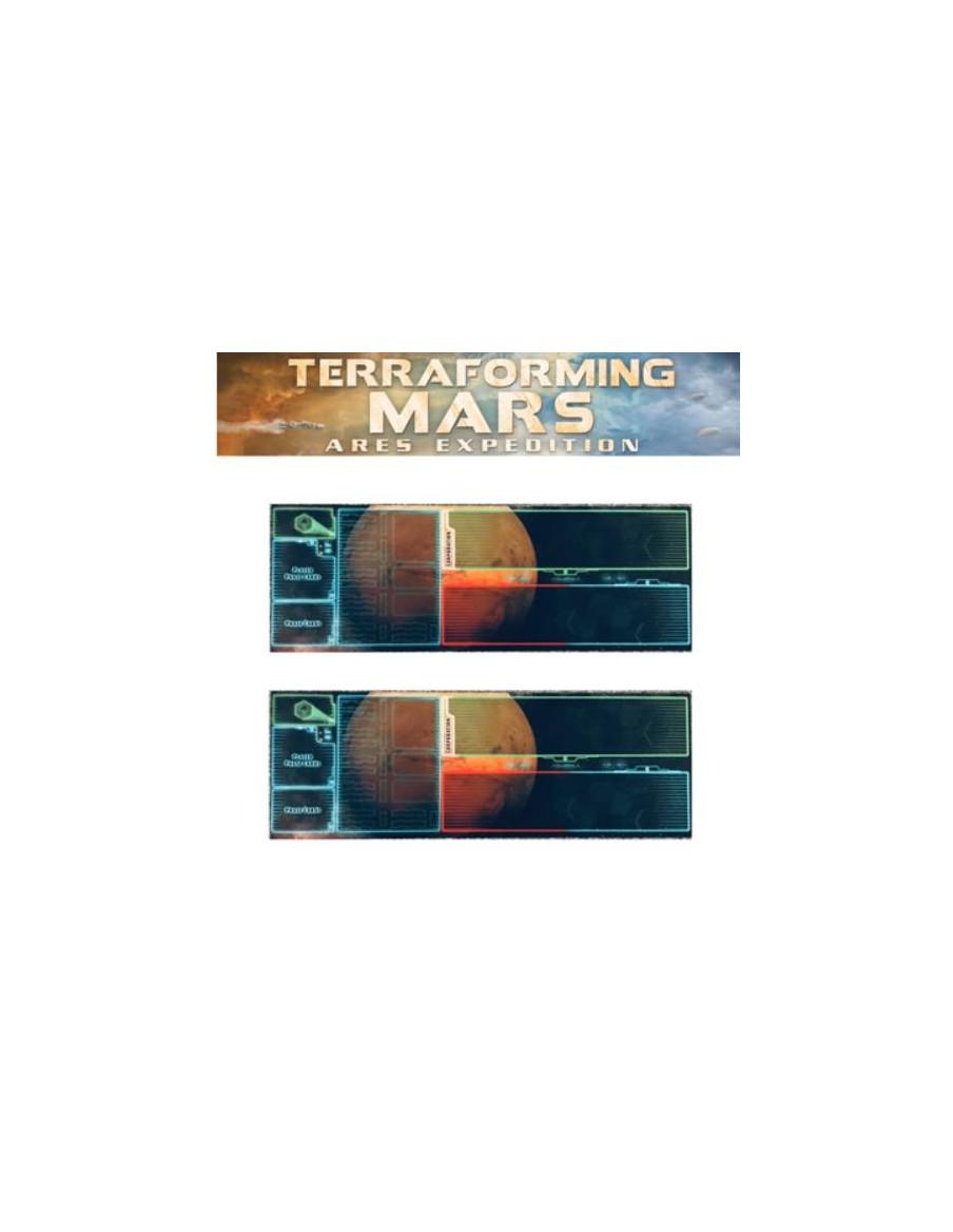 Expedición Ares + cartas promo exclusivas. Terraforming Mars  - 1 tablero central
Más de 200 cartas de proyecto únicas
4 tablero