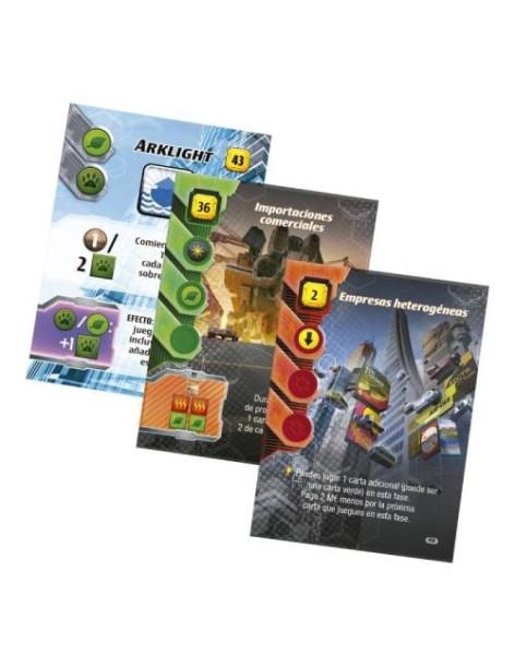 Expedición Ares + cartas promo exclusivas. Terraforming Mars  - 1 tablero central
Más de 200 cartas de proyecto únicas
4 tablero 2