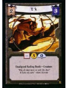 T'k  - Ratling Bushi * Crippled Bone Tribe Creature