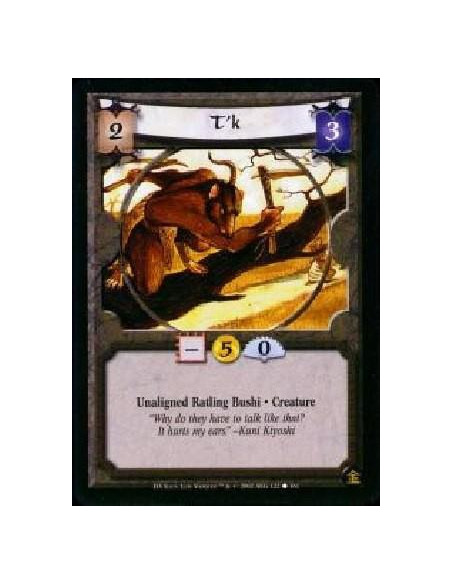 T'k  - Ratling Bushi * Crippled Bone Tribe Creature