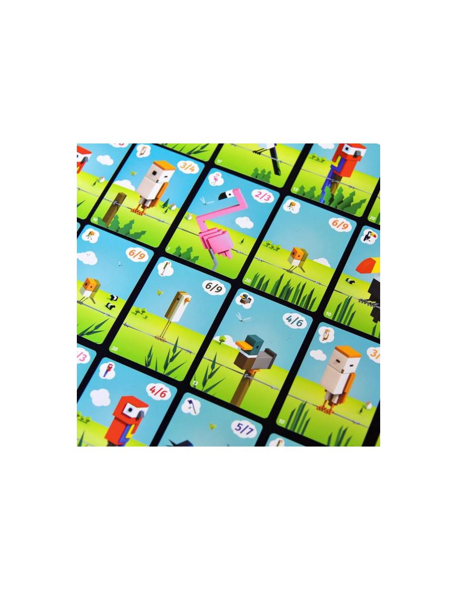 CuBirds  - CuBirds es un juego de cartas ágil y rápido, en el que tendrás que intentar conseguir las mayores Bandadas de Pájaros