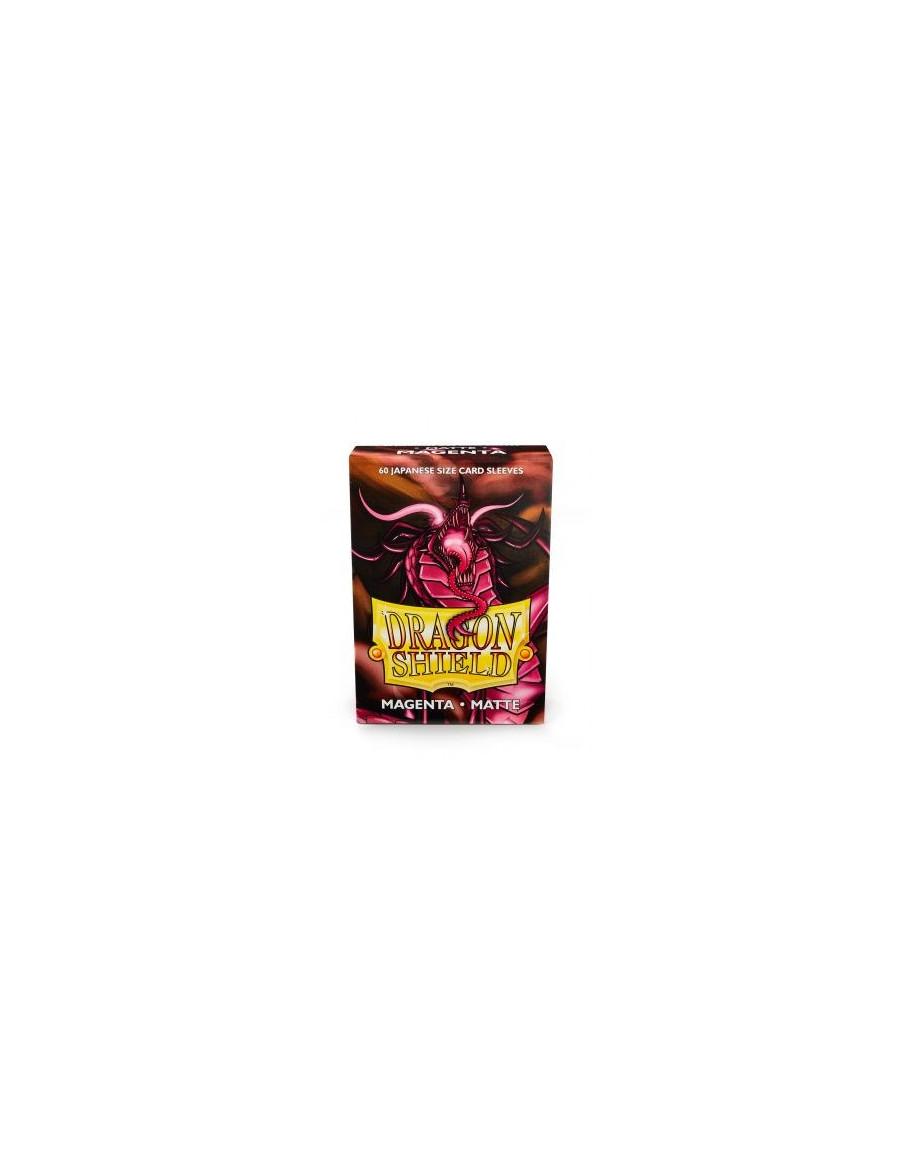 Dragon Shield Japanese Size Sleeves (59x86mm) - Matte Magenta (60)  - Sleeve Yu-Gi-Oh! y Vanguard! SizeJapanese Size