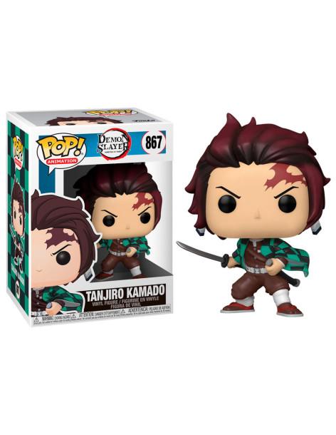 Funko Pop. Tanjiro Kamado. Demon Slayer: Kimetsu no Yaiba  - Funko Pop de Tanjiro Kamado de la serie Kimetsu no Yaiba