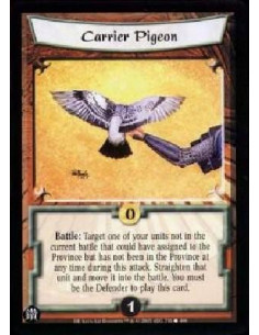Carrier Pigeon  - Battle: Target one of your units not in the current battle that could have assigned to the Province but has no