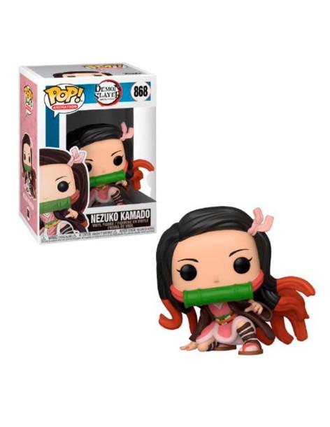 Funko Pop. Nezuko Kamado. Demon Slayer: Kimetsu no Yaiba  - Funko Pop de Nezuko Kamado de la serie Kimetsu no Yaiba