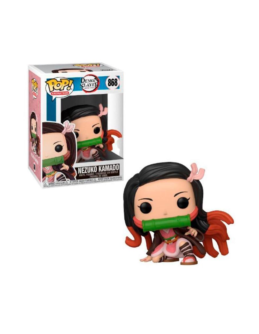 Funko Pop. Nezuko Kamado. Demon Slayer: Kimetsu no Yaiba  - Funko Pop de Nezuko Kamado de la serie Kimetsu no Yaiba