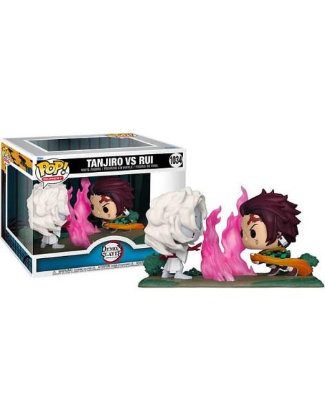Funko Pop Moment. Tanjiro vs Rui. Demon Slayer: Kimetsu no Yaiba  - Funko Pop de Tanjiro contra Rui de la serie Kimetsu no Yaiba 2