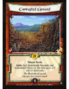 Corrupted Ground (Español)  - Immediate Terrain Battle: Each Shadowlands Personality and Shadowlands Follower in this battle gai