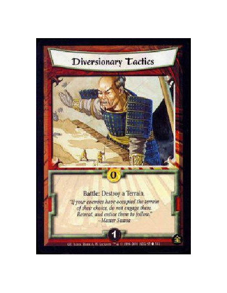 Diversionary Tactics  - Battle: Destroy a Terrain. 