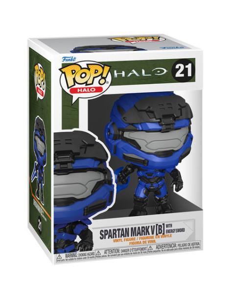 Funko Pop Spartan Mark V (B) con Espada de Energia. Halo  - Spartan Mark VII with vk78 commando rifle