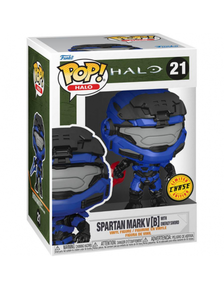 Funko Pop Spartan Mark V (B) W/ Energy Sword. Halo CHASE  - 