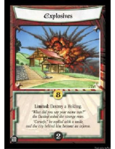 Explosives  - Limited: Destroy a Holding. 
