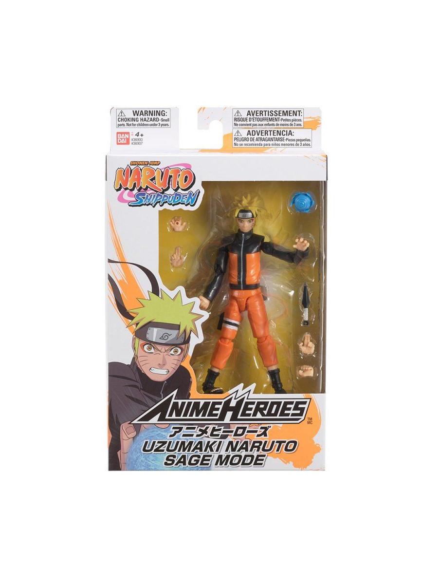 Figura Articulada. Naruto Uzumaki. Naruto Shippuden  - 