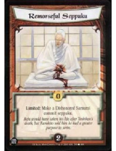 Remorseful Seppuku (Español)  - Limited: Make a Dishonored Samurai commit seppuku.