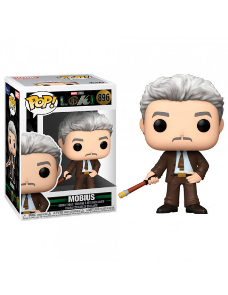 Funko Pop Mobius. Loki Marvel (Caja Dañada)  - Figura de vinilo de la línea 'POP!', tamaño aprox. 9 cm.