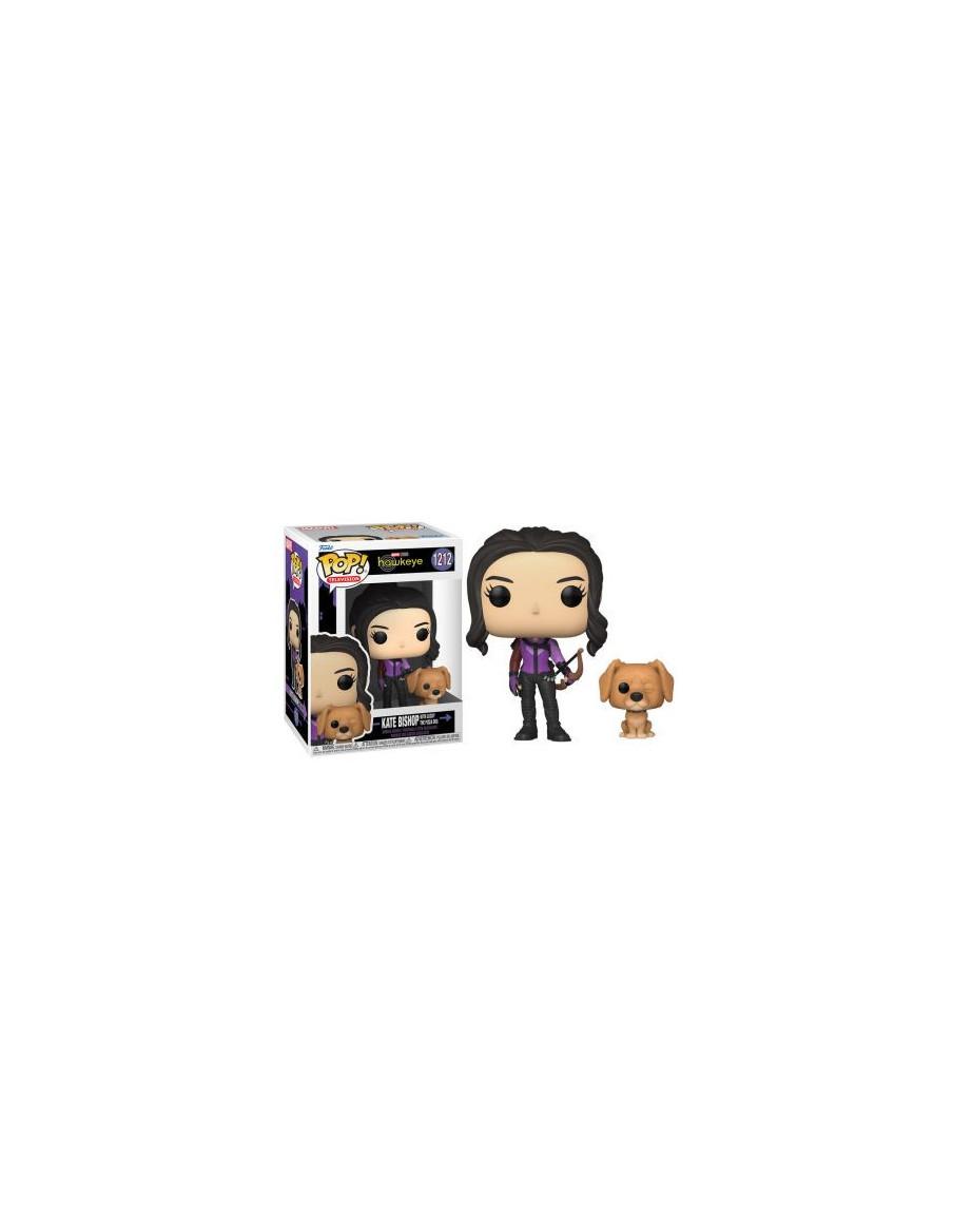 Funko Pop Kate Bishop con Lucky el Pizza Perro. Hawkeye Marvel  - 