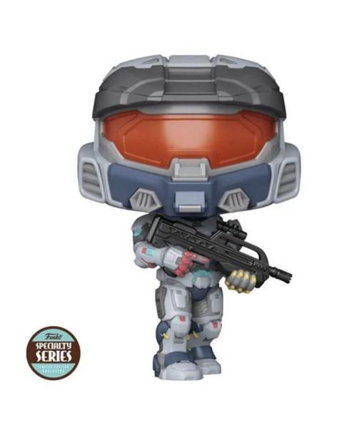 Funko Pop Spartan Mark VII con Rifle BR75. Halo Infinite  - Pop Spartan Mark VII con BR75 Battle Riffle 2
