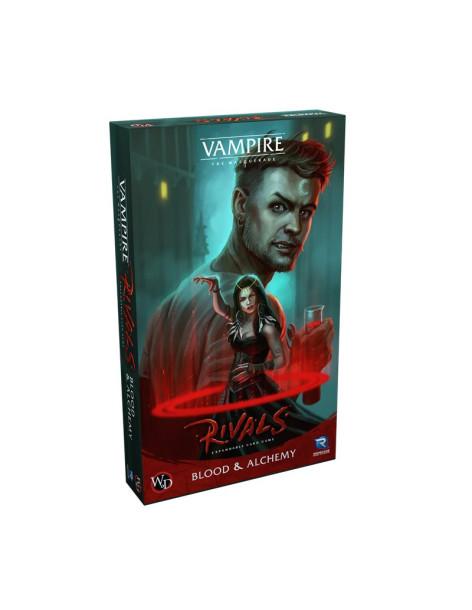 Vampire: The Masquerade - Rivals: Blood and Alchemy (English)  - Trouble is Brewing.

Blood &amp; Alchemy is an expansion for Va