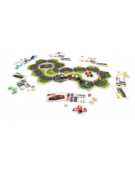 Rallyman GT (English)  - Start your Engines!Rallyman is a Roll and Move game with a simple yet exciting dice mechanic that invit