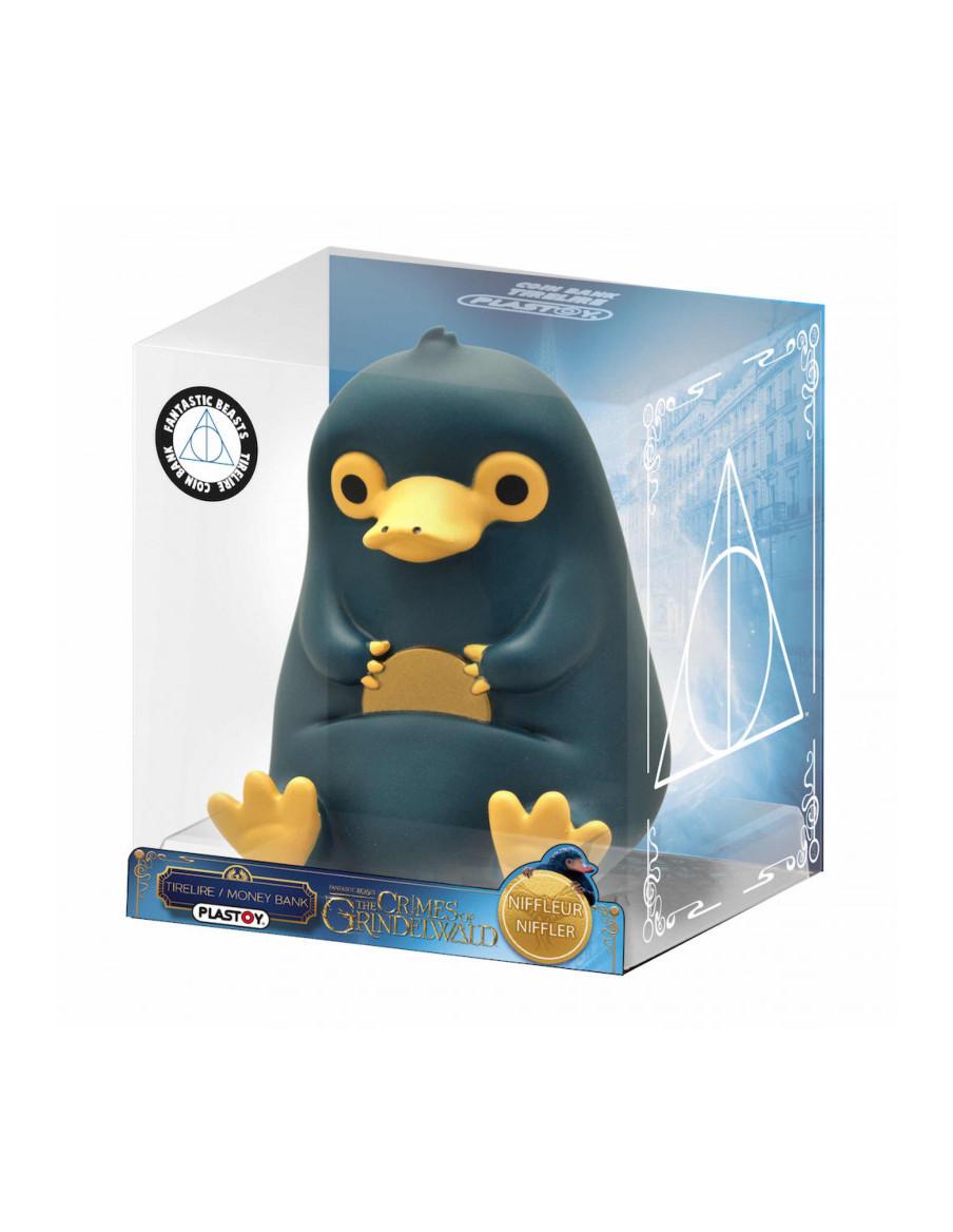 Hucha Niffler 16cm. Animales fantasticos  - Una genial figura del estrañable Escarbato y a la vez hucha, de unos 16 cm basada en