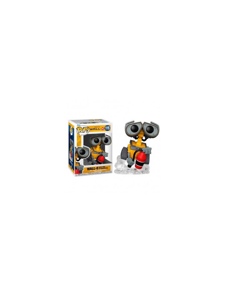 Funko Pop Wall-e. Disney  - Figura Funko Pop 1115 Wall-E w/Fire Extinguisher en vinilo, en distribución. Disney. 10 cm de altura