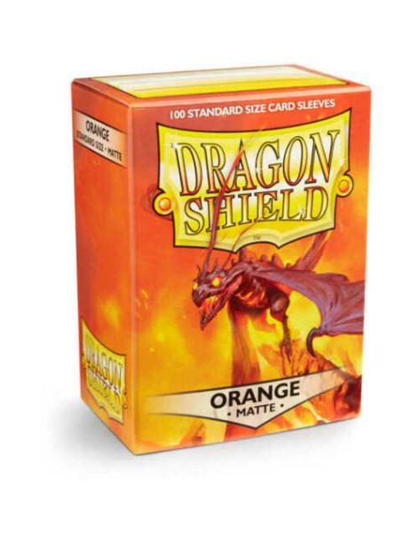 Dragon Shield Standard Size Sleeves (63x88mm) - Orange Mate (100)  - Fundas Tamaño Magic The Gathering, Pokemon TCG, Digimon TCG