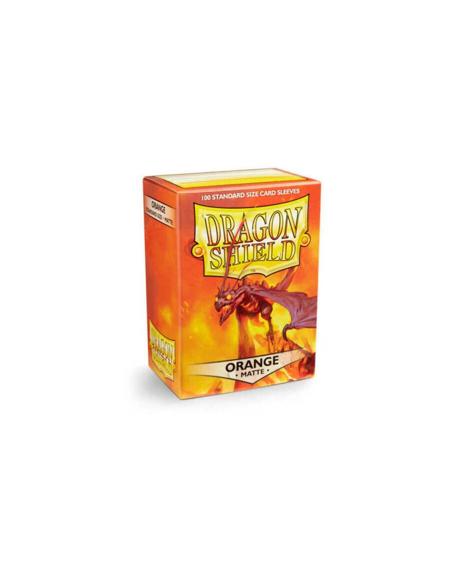 Dragon Shield Standard Size Sleeves (63x88mm) - Orange Mate (100)  - Fundas Tamaño Magic The Gathering, Pokemon TCG, Digimon TCG