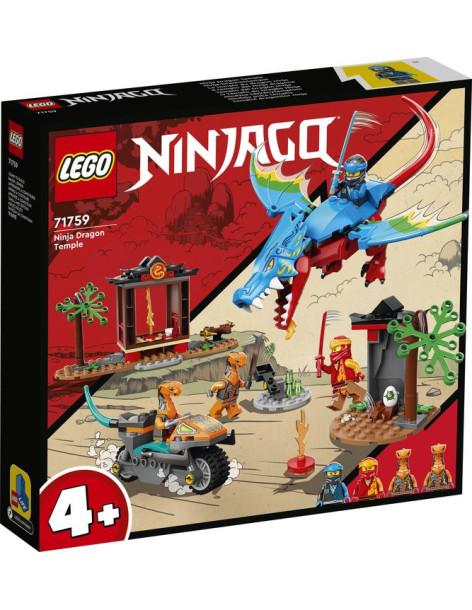 Lego. Ninja Dragon Temple. Ninjago  - The Ninja Dragon Temple (71759) playset helps kids aged 4+ develop their building skills. 