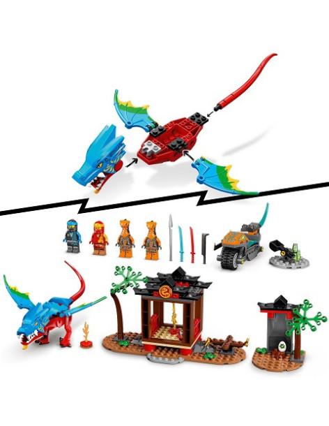 Lego. Ninja Dragon Temple. Ninjago  - The Ninja Dragon Temple (71759) playset helps kids aged 4+ develop their building skills.  2