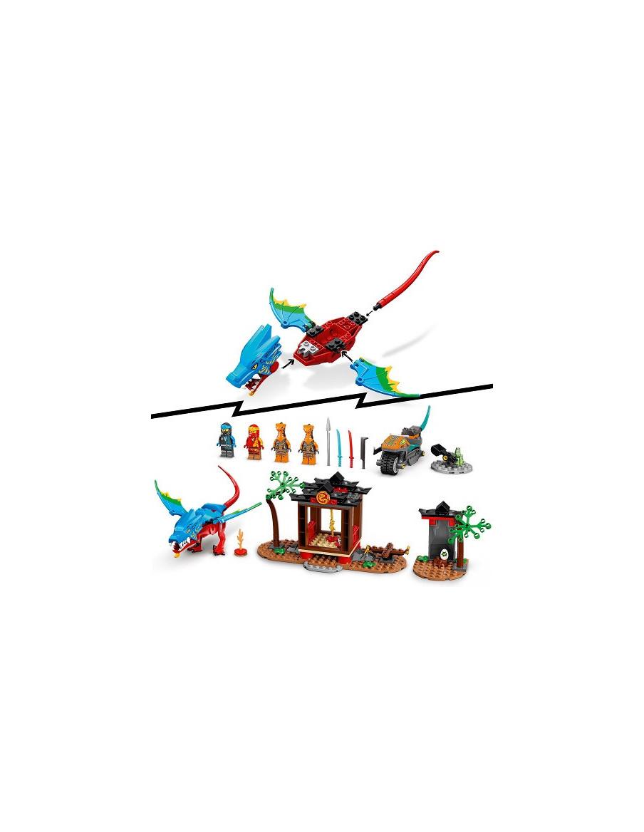 Lego. Ninja Dragon Temple. Ninjago  - The Ninja Dragon Temple (71759) playset helps kids aged 4+ develop their building skills. 